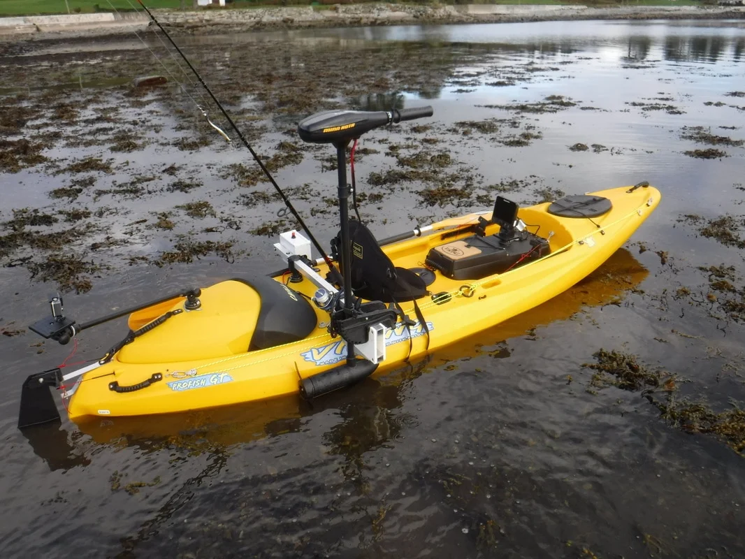 Kayak with motor